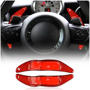Palanca de cambios de volante de fibra de carbono para Mini R55 R56 R57 R58 R59 R60 R61 - Imagen 1 de 8