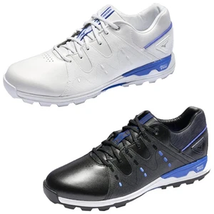 Mizuno Mens Wave Hazard Pro Golf Shoes Spikeless Waterproof Leather Upper - Picture 1 of 5