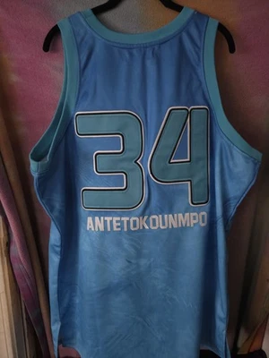 Camiseta deportiva cosida de escuela secundaria Giannis Antetokounmpo 3XL ***NUEVA CON ETIQUETAS*** Foto 1 de 4