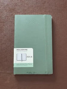 Green Moleskine 2025-26 Weekly Softcover A5 RRP on Moleskine Website £26.99 - Picture 1 of 3