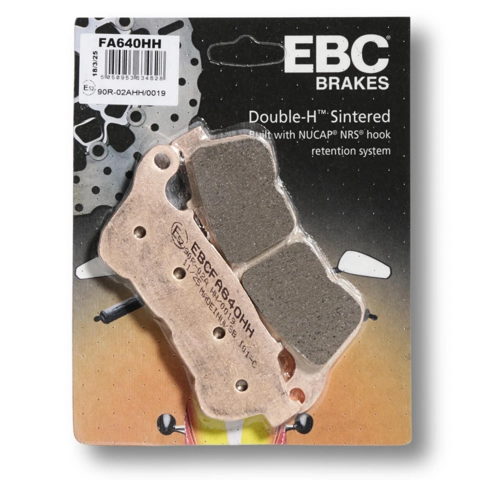 Pastillas de freno delanteras EBC FA640HH Harley Davidson XL 1200 CX Roadster Sportster 16-21 Foto 1 de 1