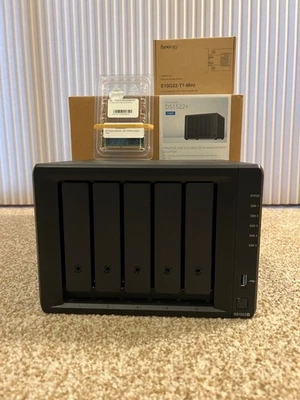 Synology  DS1522+ 5-Bay NAS w/ 10Gb Ethernet & 32Gb RAM (DISKLESS) - Image 1 of 2