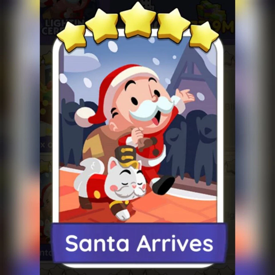 1 x Santa Arrives (⭐⭐⭐⭐⭐) Set - 21 - Mono_poly_ Go sticker (Fast sending) - Image 1 of 1