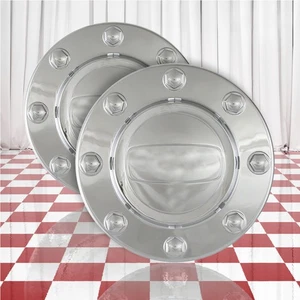 Front Chrome Center Caps for 2011-2018 Dodge RAM 3500(QTY: Two) - Picture 1 of 2