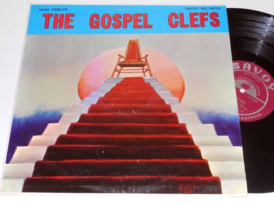 THE GOSPEL CLEFS NM Self titled Black Gospel SAVOY LP - Image 1 of 4