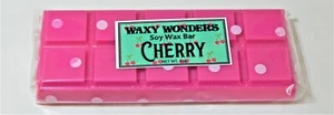 CHERRY Premium HIGHLY SCENTED Soy Wax BAR 63g Pink Red WAXY WONDERS - Picture 1 of 1