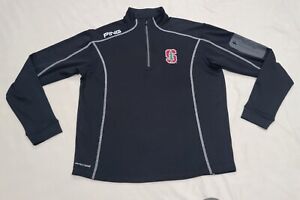 Stanford Mens Sz Medium Ping 1/4 Zip Golf Pullover Shirt Long Sleeve Activewear