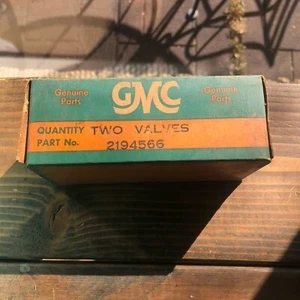 1952-53 GMC Truck Engine Exhaust Valves 2194566 2-pack NOS Sealed - Imagen 1 de 4