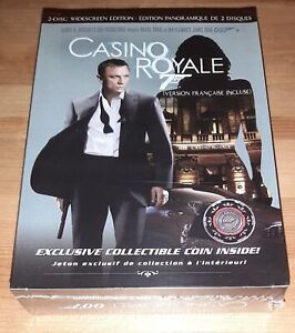 Casino Royale (DVD, 2006, BRAND NEW) 2-Disc Box Set with Collectible Coin / 007