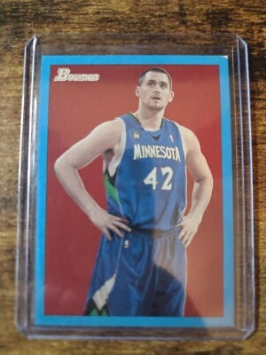 2009-10 Bowman '48 Kevin Love Blue 1779/1948 #46 Minnesota Timberwolves - Image 1 of 2