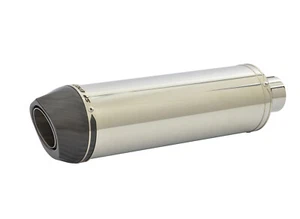 GSXR1000 Exhaust SP Diabolus Stainless Round XLS Carbon Outlet L2-L6 2012-2016 - Picture 1 of 10