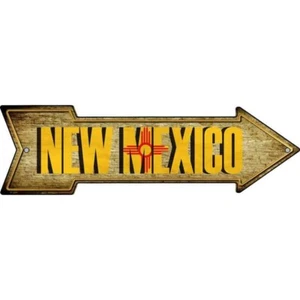 New Mexico Neuheit Metall Pfeil Schild Richtung 17" x 5" Wanddekoration - Bild 1 von 1