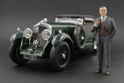 W.O. Bentley Figura per 1:18 Blower Blue Train Minichamps PMA   !! NO CAR !! - Immagine 1 di 4