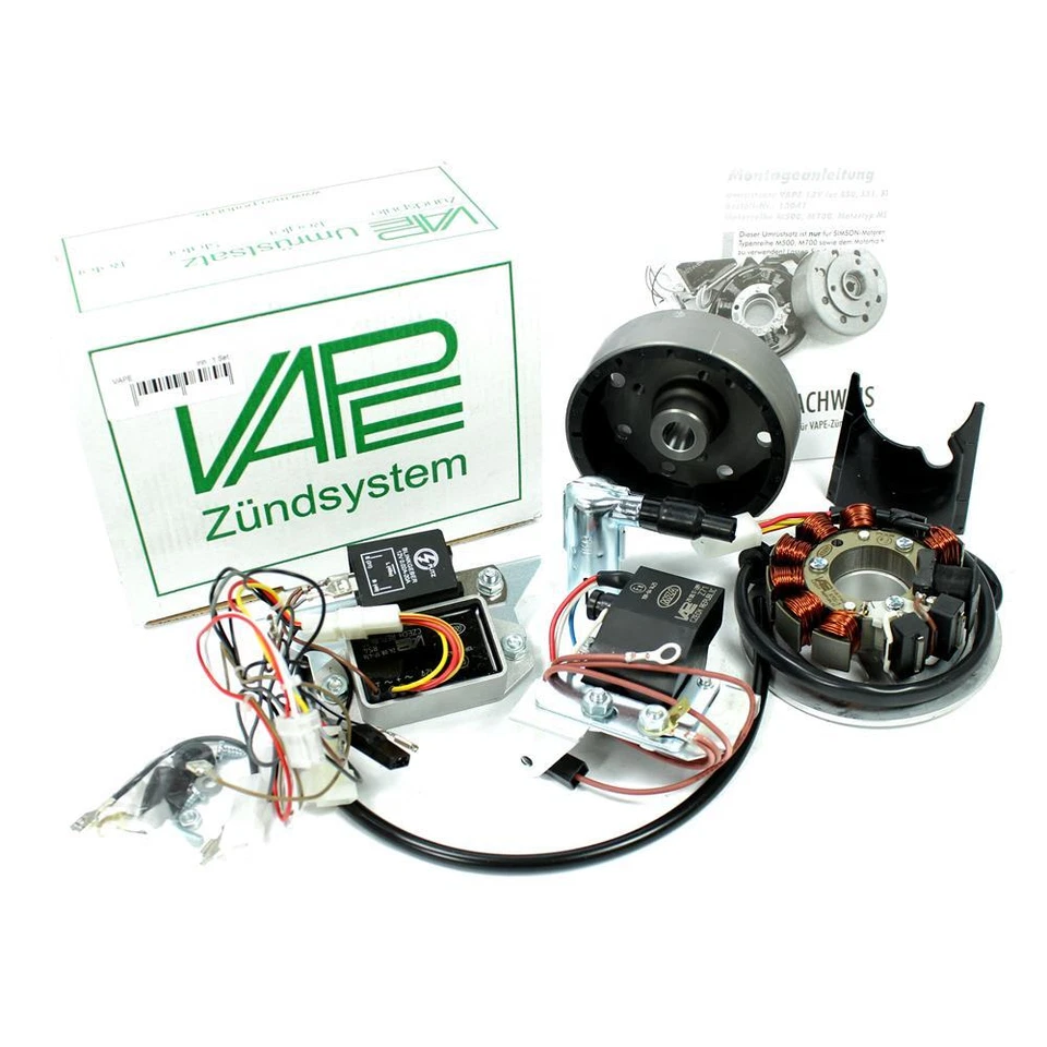 VAPE 13041-D-S Zündanlage für Simson 12V