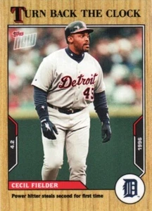 2021 Topps Now Turn Back The Clock Cecil Fielder #2 Baseballkarte (PR: 444) - Bild 1 von 2