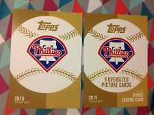 Phillies Cover card - only 49 made 2015 Topps '52 Tribute Gold 5x7 card 1952