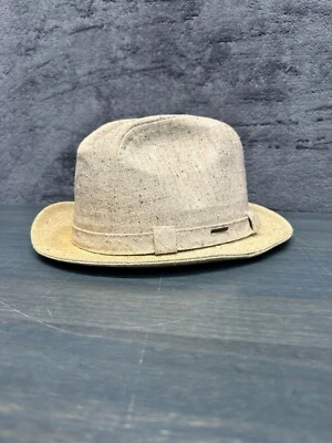 Vintage Stetson Harris Tweed Wool Fedora Hat Size 7 w/ Stetson Pin USA Made - Image 1 of 4