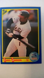 1990 Score Baseballkarte #570 Lance Johnson - Bild 1 von 2