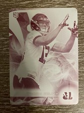 2015 Topps Platinum PRINTING PLATE 1/1 Magenta #112 Tyler Kroft Rookie RC 1-of-1