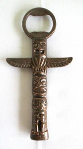 Copper Finish Totem Pole Bottle Opener Canada - Picture 1 of 7