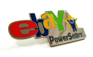Vintage eBay PowerSeller Pin Rhinestone Chrome Variation Mints HTF Early 2000's - Picture 1 of 4