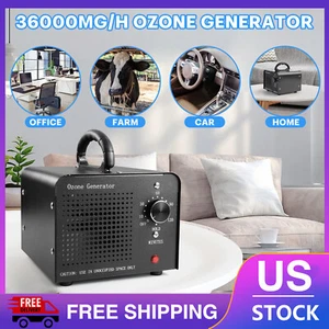 36000mg/h Ozone Generator Machine Home Industrial Air Purifier O3 Ozonator 110V - Picture 1 of 9