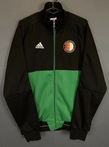 ADIDAS MENS FC FEYENOORD ROTTERDAM 2017/2018 TRACK JACKET SOCCER FOOTBALL SIZE L Cover