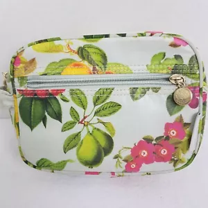 Crabtree & Evelyn Makeup Travel Zip Up Pouch with Pocket Citrus Fruit Botanical - Picture 1 of 9