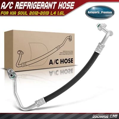 Nuevo conjunto de manguera de línea de descarga de refrigerante de aire acondicionado para Kia Soul 2012-2013 L4 1,6 L Foto 1 de 4