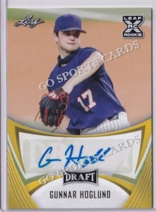 Bozza Foglia 2021 BA-GH1 Gunnar Hoglund XRC Autografo Oro Atletica - Foto 1 di 1