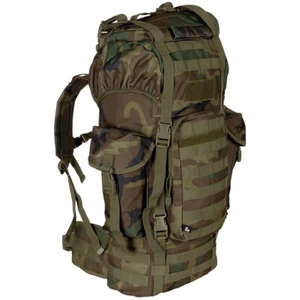 Mochila al aire libre de combate de patrulla del ejército alemán Bundeswehr MOLLE 65L - Bosque de EE. UU. - Imagen 1 de 3