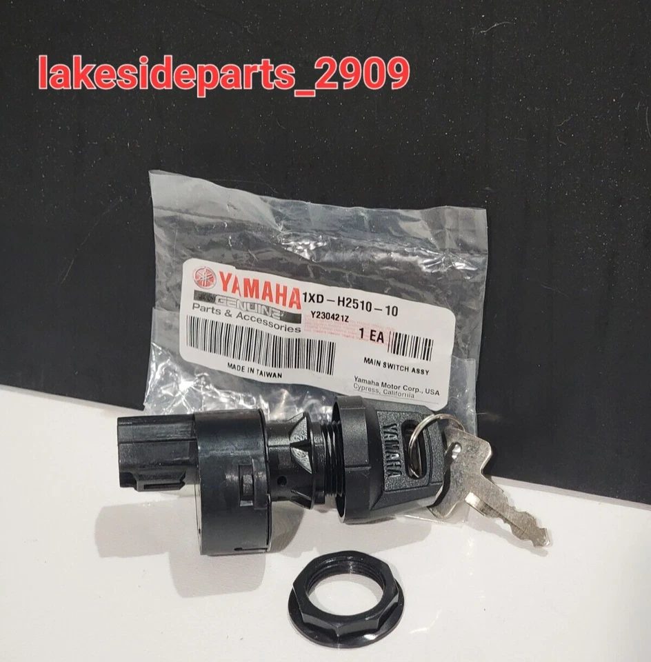 INTERRUPTOR DE ENCENDIDO OEM YAMAHA VIKING RHINO WOLVERINE RMAX CON 2 LLAVES 5UG 1XD-H2510-10 Foto 1 de 1