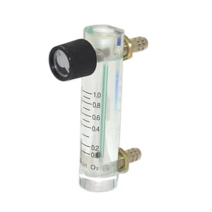 Oxygen Air Flow Meter W/ Control Valve 0.1-1LPM 0.1Mpa For Measure Gas Flow Rate - Picture 1 of 16