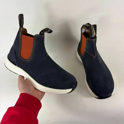 Blundstone Chelsea Boot Women's 9.5 Navy Suede Round Toe Pull-On Ankle 2147 - Image 1 of 4