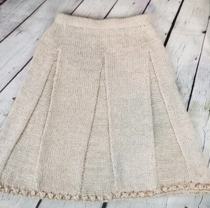 Falda plisada invertida de lana Adolfo vintage ver medidas para tallar avena  - Imagen 1 de 12
