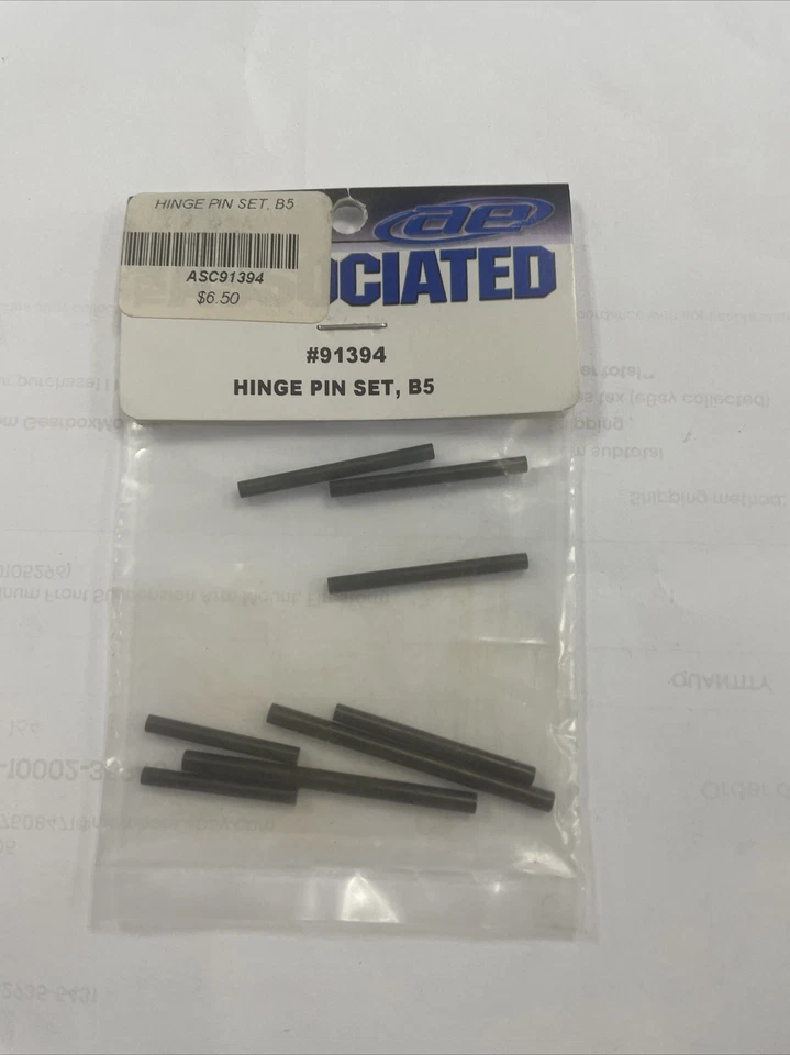 Team Associated 91394 - Hinge Pin Set B5 - Image 1 of 1