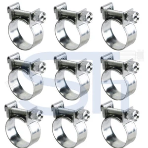 10x EDELSTAHL Schlauchschellen MINI Schlauchklemmen W4 Schelle Größe 7-17mm - Bild 1 von 1