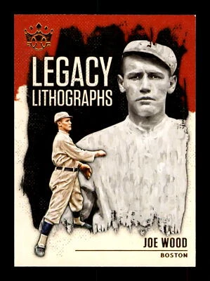 2021 Panini Diamond Kings Legacy Lithographs #LL-16 Joe Wood Boston Red Sox - Image 1 of 2