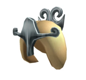 Roblox Action Serie Cavalier Haar und Silberkrone virtueller Gegenstand gesendet Nachrichten - Bild 1 von 1