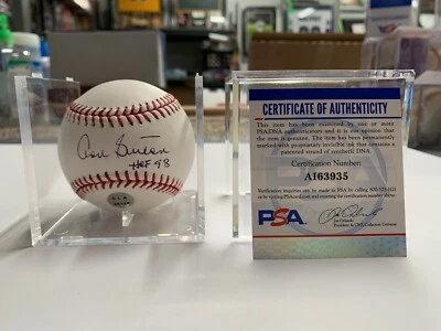 Don Sutton HOF 98' Autographed Signed Rawlings Baseball PSA Certified #AI63935 - Image 1 of 4
