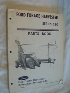 FORD FORRAJE COSECHADORA SERIE 680 LISTA DE PIEZAS LIBRO GRANJA TRACTOR JARDÍN 1969 - Imagen 1 de 6