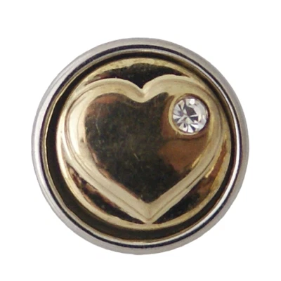 Mini tachuelas de cristal con estrás dorado a presión para joyería de jengibre pequeño de 12 mm  Foto 1 de 3