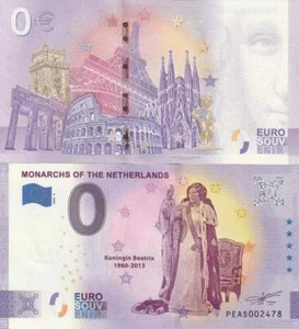Biljet billet zero 0 Euro Souvenir - Koningin Beatrix (A005) - Picture 1 of 1