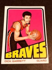 1972-73 Topps NBA / ABA Dick Garrett Braves #108