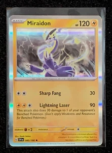 2023 Pokémon Scharlachrot & Violett - 80/198 - MIRAIDON - selten; HOLO!!! - Bild 1 von 2