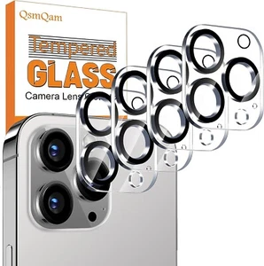 Paquete de 4 protectores de lentes para cámara QsmQam para iPhone 15 Pro Max 6.7" / iPhone 15 Pro 6 - Imagen 1 de 7
