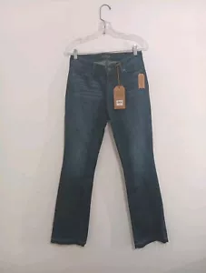 Lucky Brand Womens Handcrafted LOLITA BOOTCUT Distressed Blue Jeans 4/27 NEW - Picture 1 of 11