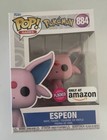 Funko Pop! GAMES Pokémon Espeon #884 Flocked Amazon Exclusive + Protective Case