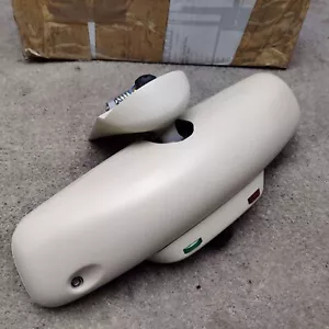 NEW Genuine Mercedes Interior Mirror Beige W140 W202 W210 With Traffic Light NOS - Picture 1 of 6