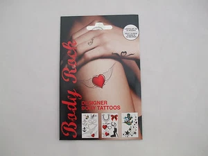 Tatuajes corporales de diseñador Body Rock vintage nuevos - Imagen 1 de 1